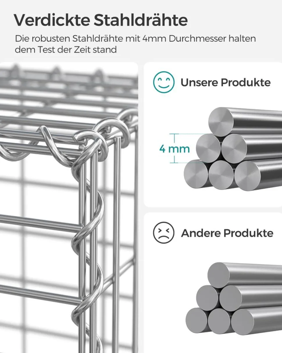 Clearance SONGMICS Portillon 106 x 150 cm (L x H)
