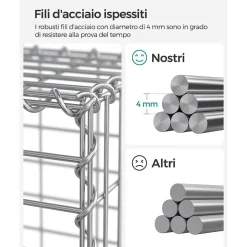 Fashion SONGMICS Portillon double 150 x 320 cm Vert