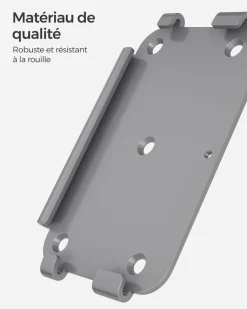 Outlet SONGMICS Poteau pour caisson de store latéral en acier Gris