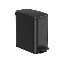 Sale SONGMICS Poubelle de salle de bain 10L avec pétale blanc