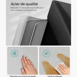 Store SONGMICS Poubelle de tri 3 x 8L