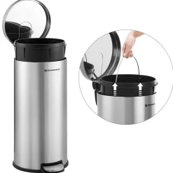 Online SONGMICS Poubelle 5L avec Pédale en Acier