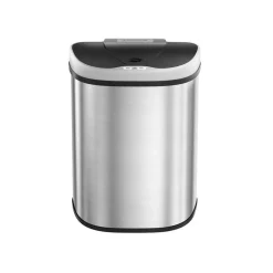 Discount SONGMICS Poubelle 45L métallisé