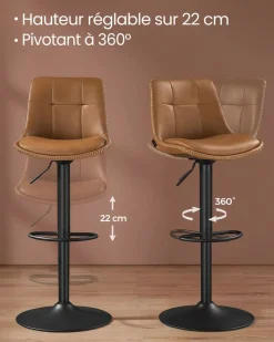 Online SONGMICS Poubelle 50L métallisé Blanc