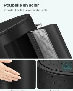 Flash Sale SONGMICS Poubelle 3L noir
