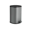 New SONGMICS Poubelle rond 30L argent