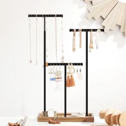 Discount SONGMICS Présentoir bijoux de 2-en-1