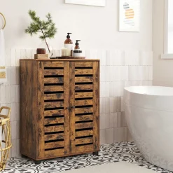 New SONGMICS Rangement chaussures 10 compartiments modulable noir