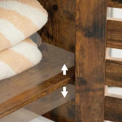 New SONGMICS Rangement chaussures 10 compartiments modulable noir