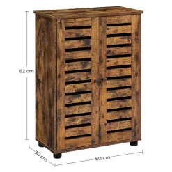 New SONGMICS Rangement chaussures 10 compartiments modulable noir