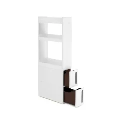 Shop SONGMICS Rangement mobile 5 niveaux Blanc