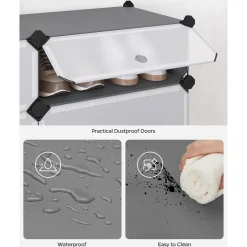 Sale SONGMICS Rangement modulable 10 cases