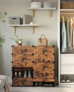 Sale SONGMICS Rangement modulable 10 cases