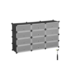 Cheap SONGMICS Rangement modulable 12 casiers