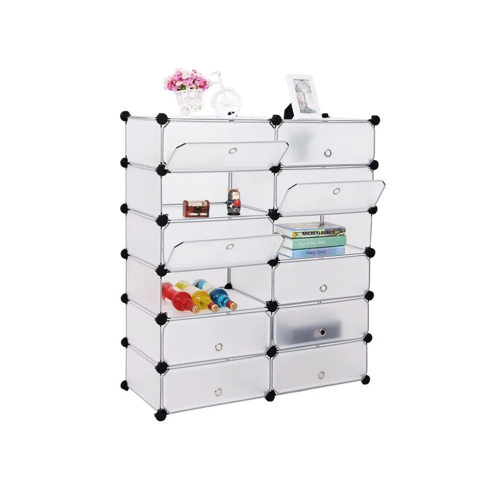 Cheap SONGMICS Rangement modulable 12 casiers