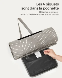 Cheap SONGMICS Sac de couchage large Bleu