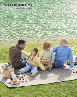 Cheap SONGMICS Sac de couchage large Bleu