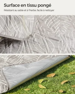 Cheap SONGMICS Sac de couchage large Bleu