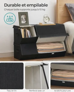 Best Sale SONGMICS Sac de Rangement sous Lit Gris