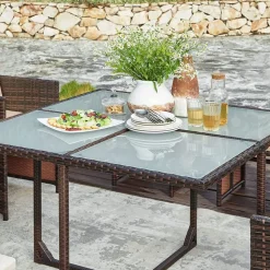 Outlet SONGMICS Salon de jardin 3 pièces