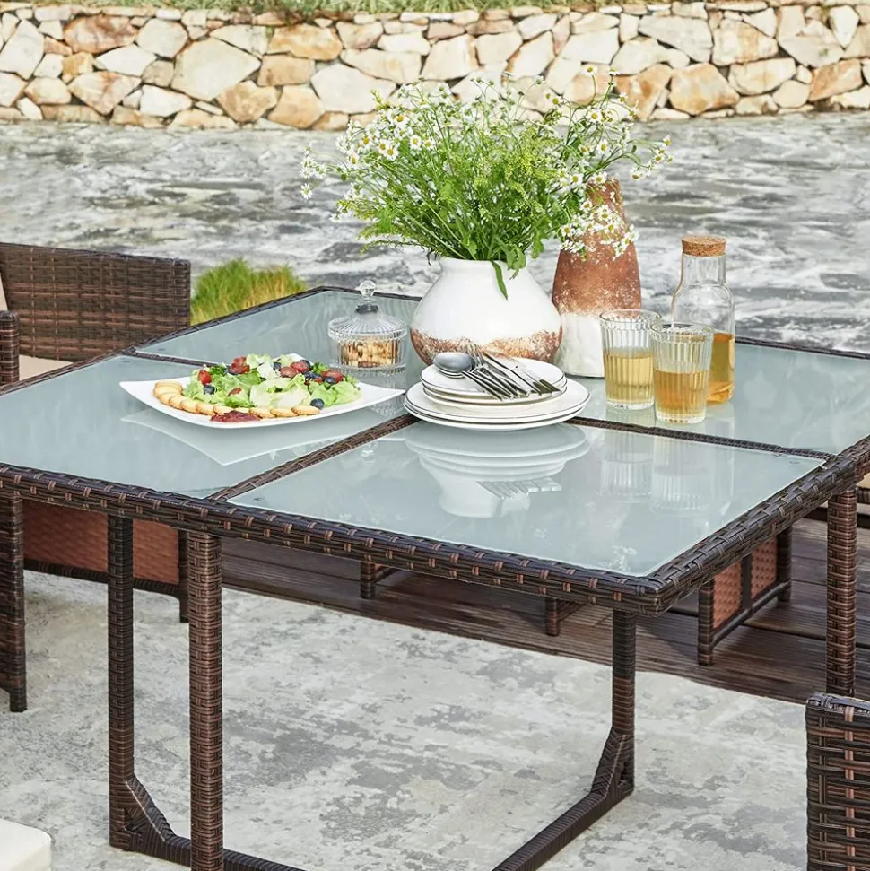 Outlet SONGMICS Salon de jardin 3 pièces