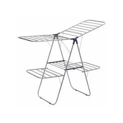 Hot SONGMICS Séchoir à linge XL Argent + Bleu