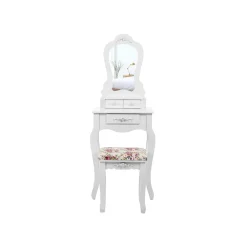 Store SONGMICS Set coiffeuse en hauteur Blanc