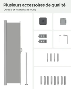 Best SONGMICS Socle fixation store Noir