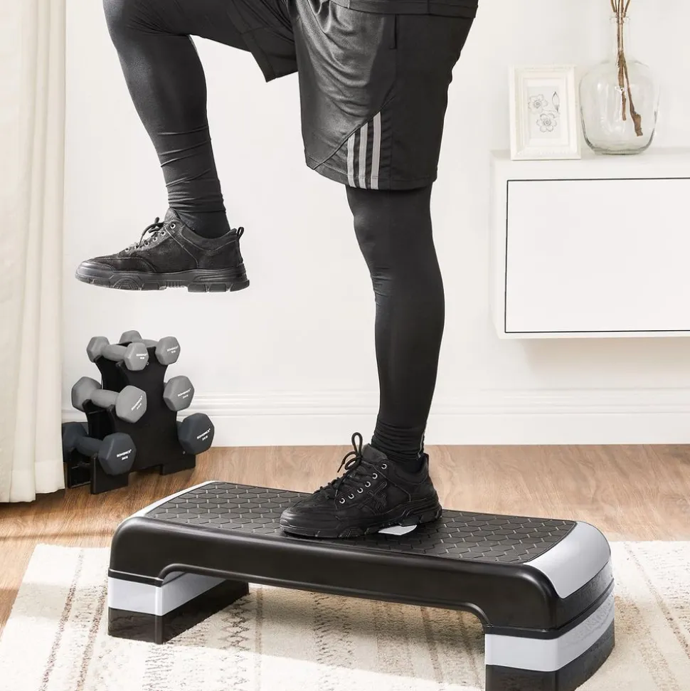 Online SONGMICS Step de fitness avec bande élastique de fitness