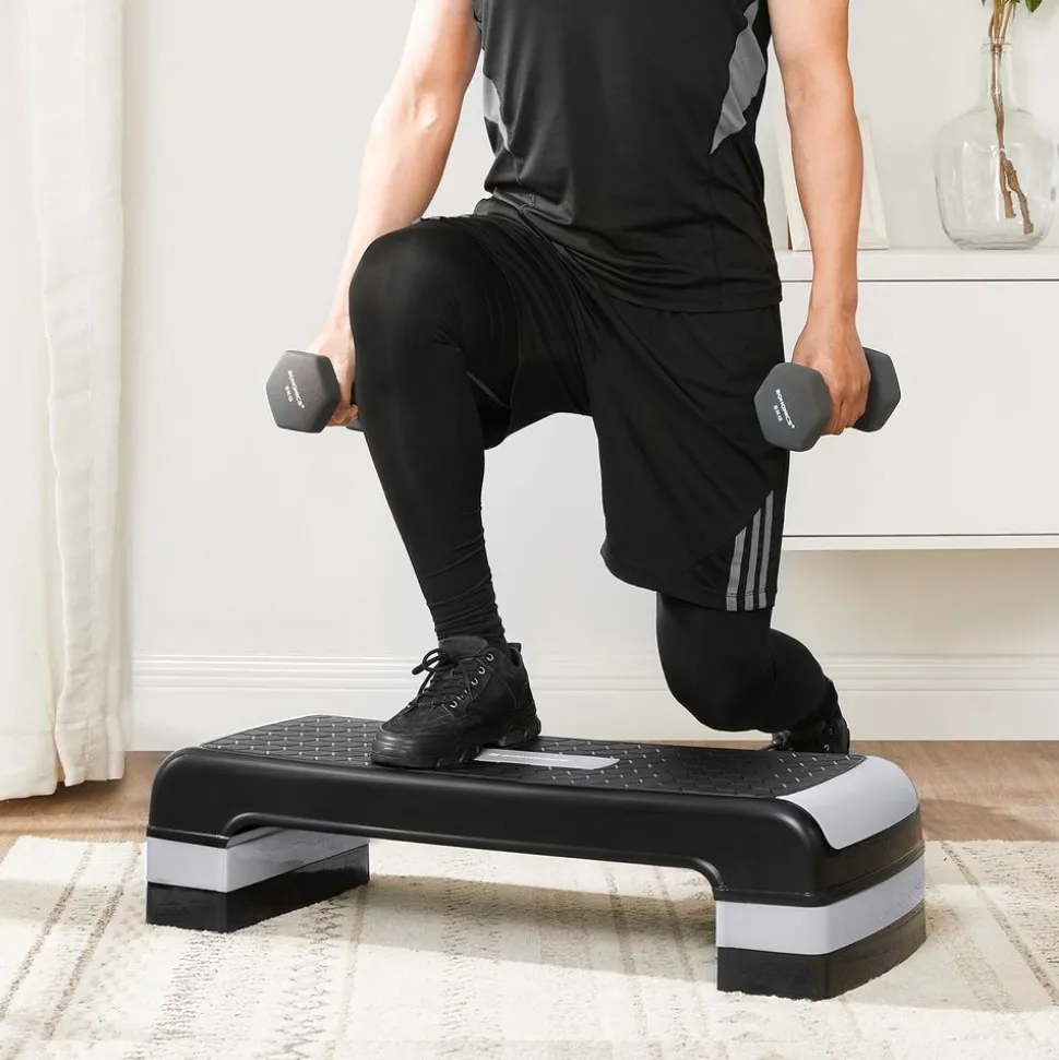 Online SONGMICS Step de fitness avec bande élastique de fitness