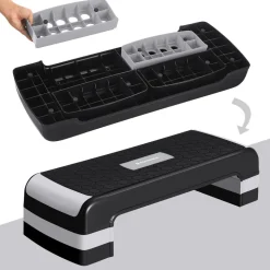 Online SONGMICS Step de fitness avec bande élastique de fitness