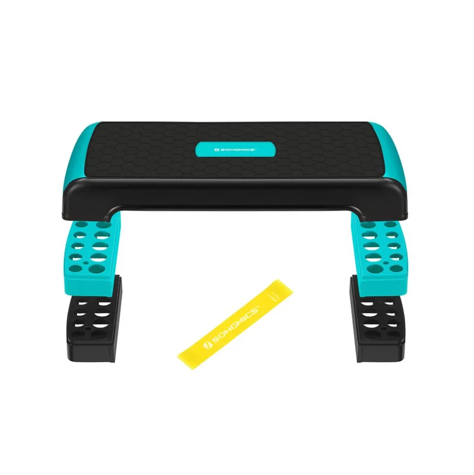 Online SONGMICS Step de fitness avec bande élastique de fitness