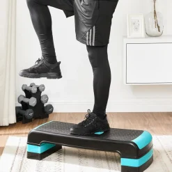 Online SONGMICS Step de fitness avec bande élastique de fitness