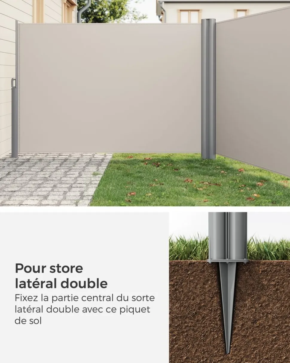 Clearance SONGMICS Store latéral 1,3 x 3,5 m