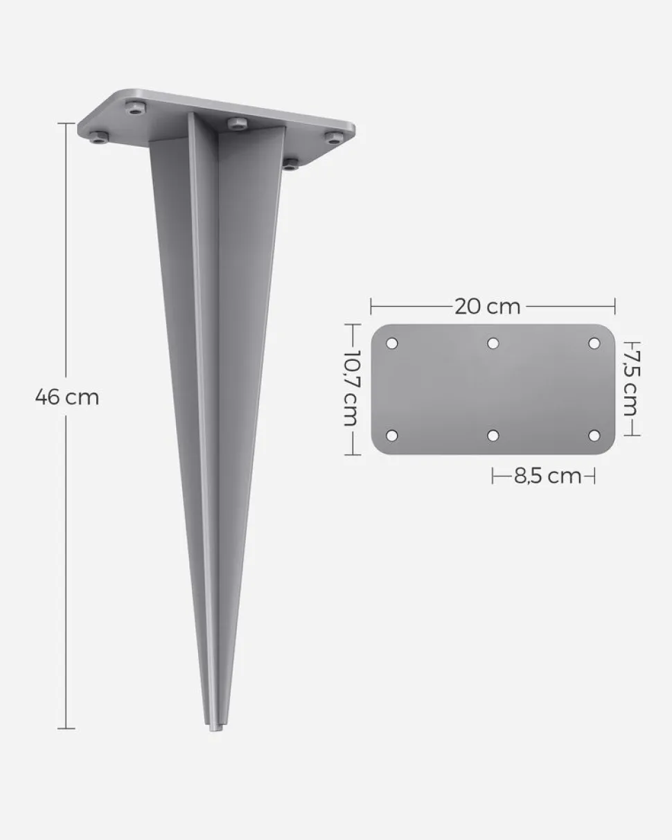 Clearance SONGMICS Store latéral 1,3 x 3,5 m