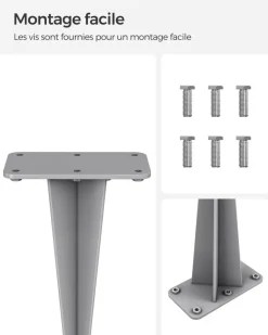 Clearance SONGMICS Store latéral 1,3 x 3,5 m