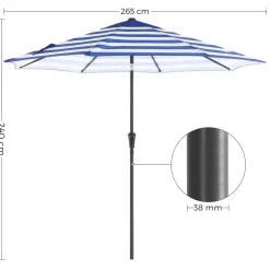Clearance SONGMICS Store Latéral avec Caisson en Acier Gris clair