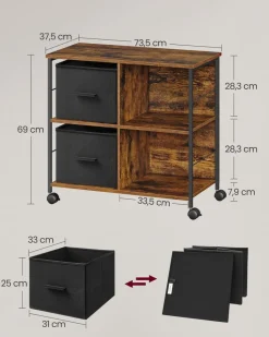 Flash Sale SONGMICS Support imprimante Noir