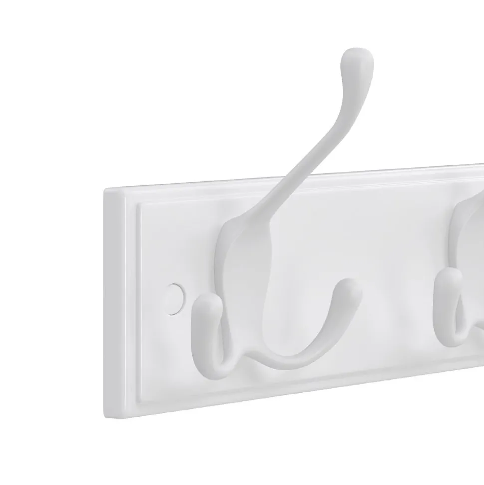 Cheap SONGMICS Support mural 4 crochets Blanc