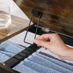 Best SONGMICS Support ordinateur rustique Brun Vintage Noir