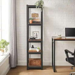 Clearance SONGMICS Support pour four à micro-ondes beige chêne et blanc classique