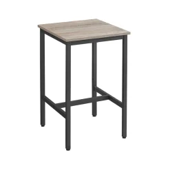 Discount SONGMICS Table bar carré industriel