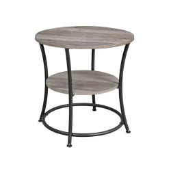 Sale SONGMICS Table basse à 2 niveaux style boho beige chêne