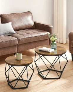 Cheap SONGMICS Table basse grille industriel