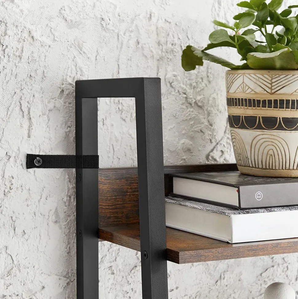 Hot SONGMICS Table basse maille industriel Marron Rustique