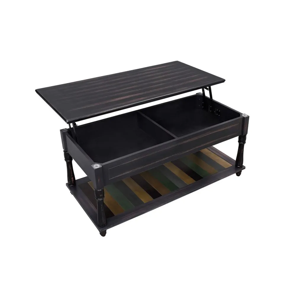 Discount SONGMICS Table basse ouvrable brun Gris