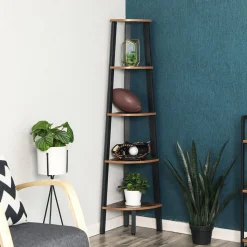 Sale SONGMICS Table basse rabattable rustique Brun Vintage Noir