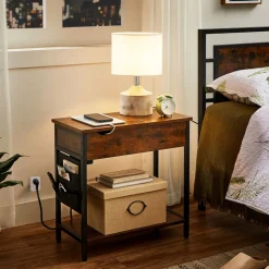 Flash Sale SONGMICS Table basse ronde grège Noir