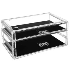 Shop SONGMICS Table basse tiroirs boisé blanc Brun Vintage Blanc