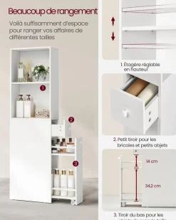 Cheap SONGMICS Table basse verre dé Or